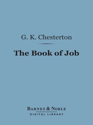 cover image of The Book of Job (Barnes & Noble Digital Library)